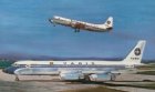 Varig Brasil Convair 990 / L-188 Electra postcard