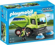 Playmobil City Action 6112 - Worker with Sweeper