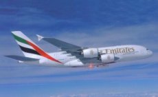Airline Airbus issue postcard - Emirates Airbus A380
