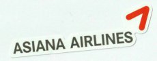 Asiana Airlines sticker - appr. 12cm x 1,5cm / 3cm