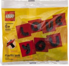 Lego Holiday 40016 - Valentine´s Day Letter Set Lego Holiday 40016 - Valentine´s Day Letter Set Polybag