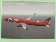 Play Airbus A321neo - postcard Play Airbus A321neo - postcard