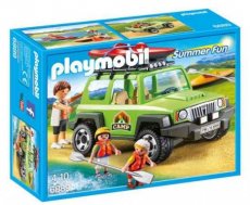 Playmobil Summer Fun 6889 - Familieterreinwagen Playmobil Summer Fun 6889 - Familieterreinwagen met kajak