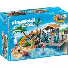 Playmobil Family Fun 6979 - Caribbean Island Beach Playmobil Family Fun 6979 - Caribbean Island with Beach