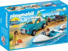 Playmobil Summer Fun 6864 - Surfer-Pickup Boat Playmobil Summer Fun 6864 - Surfer-Pickup mit Speedboat
