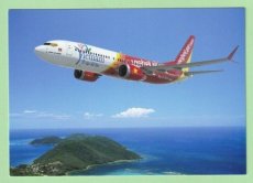 Vietjet Air Boeing 737 MAX 8 - postcard Vietjet Air Boeing 737 MAX 8 - postcard