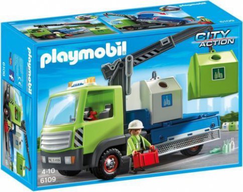 playmobil recycling truck