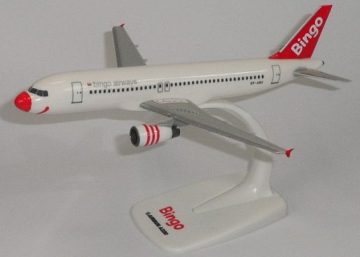 Bingo Airways Airbus A320 200 1 200 Scale Desk Model