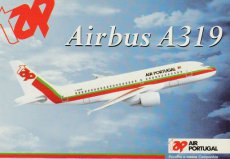 Airline issue postcard - TAP Air Portugal - Airbus A319