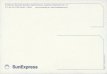 Airline issue postcard - Sun Express Boeing 737 TC Airline issue postcard - Sun Express Boeing 737 TC-SUT