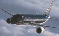 Airline issue postcard - Starflyer Airbus A320