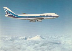 Airline issue postcard - Aerolineas Argentinas B74 Airline issue postcard - Aerolineas Argentinas Boeing 747-200