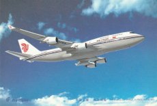 Airline issue postcard - Air China Boeing 747-400