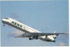 AIRLINE ISSUE POSTCARD - RENO AIR MD-83 AIRLINE ISSUE POSTCARD - RENO AIR MD-83