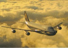 Airline issue postcard - Lufthansa Boeing 747-200