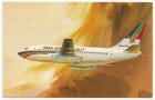 Airline issue postcard - Gulf Air Boeing 737-200