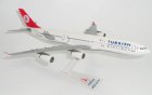 Turkish Airlines Airbus A340-300 1/200 scale PPC Turkish Airlines Airbus A340-300 1/200 scale desk model new PPC