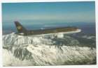 Airline issue postcard - Royal Jordanian Airbus A320