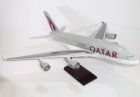 Qatar Airways Airbus A380 1/100 scale desk model Qatar Airways Airbus A380 1/100 scale desk model new