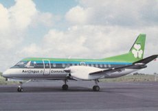 Airline issue postcard - Aer Lingus Commuter Saab 340