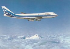 Airline issue postcard - Aerolineas Argentinas 742 Airline issue postcard - Aerolineas Argentinas Boeing 747-200