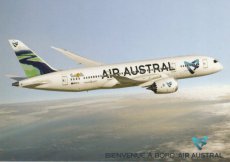 Airline issue postcard - Air Austral Boeing 787