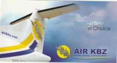 Airline issue postcard - Air KBZ ATR-72 Airline issue postcard - Air KBZ ATR-72