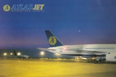 Airline issue postcard - Atlasjet International Airways Boeing 757-200
