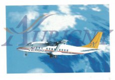 Airline issue postcard - Aurigny Air Services S360 Airline issue postcard - Aurigny Air Services Shorts 360