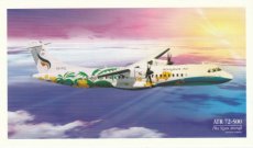 Airline issue postcard - Bangkok Airways ATR-72 Airline issue postcard - Bangkok Airways ATR-72-500