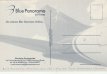 Airline issue postcard - Blue Panorama B737-400 Airline issue postcard - Blue Panorama Airlines Boeing 737-400