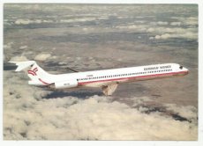 Airline issue postcard - German Wings MD-83 Airline issue postcard - German Wings MD-83