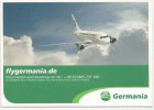 Airline issue postcard - Germania Airbus A319