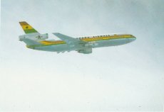 Airline issue postcard - Ghana Airways DC-10-30