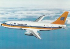 Airline issue postcard - Hapag Lloyd Boeing 737-200