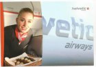 AIRLINE ISSUE POSTCARD - HELVETIC AIRWAYS - STEWARDESS