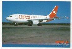 Airline issue postcard - Lapsa Air Paraguay Airbus A310