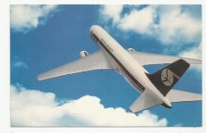 Airline issue postcard - LOT Polish Airlines Boeing 767-200