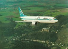 Airline issue postcard - Luxair Boeing 737-400 Airline issue postcard - Luxair Boeing 737-400
