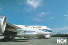 Airline issue postcard - NCA Nippon Cargo Airlines Airline issue postcard - NCA Nippon Cargo Airlines Boeing 747-200F