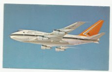 Airline issue postcard - SAA South African B747SP Airline issue postcard - SAA South African Airways Boeing 747SP