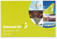 Airline issue postcard - Solaseed Air Boeing 737 JA802X