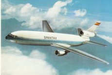 Airline issue postcard - Spantax DC-10-30