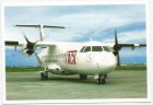 Airline issue postcard - TACV Cabo Verde Airlines ATR-42