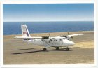 Airline issue postcard - TACV Cabo Verde Airlines Dash 6 Twin Otter