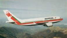 Airline issue postcard - TAP Air Portugal - Airbus A310-300
