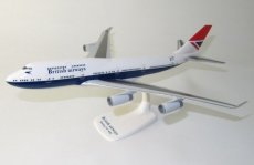 British Airways Boeing 747-400 G-CIVB "Negus" 1/25 British Airways Boeing 747-400 G-CIVB "Negus" 1/250 scale desk model PPC
