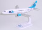CCA CENTRAL CHARTER AIRLINES BOEING 737-300 1/200 SCALE DESK MODEL