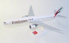Emirates Boeing 777-300ER A6-EGH 1/200 scale desk Emirates Boeing 777-300ER A6-EGH 1/200 scale desk model PPC