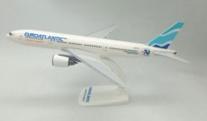 Euro Atlantic Airways Boeing 777-200 CS-TSX 1/200 scale desk model PPC